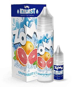 Líquido Juice Zomo Vape Iceburst - Grapefruit Ice 3mg - 60ml