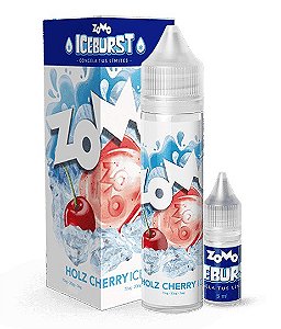 Líquido Juice Zomo Vape Iceburst - Holz Cherry Ice 3mg - 60ml
