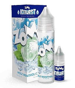 Líquido Juice Zomo Vape Iceburst - Holz Menthol Ice 3mg - 60ml