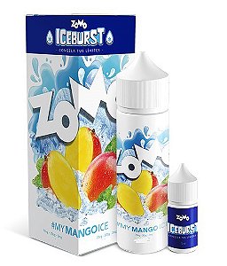 Líquido Juice Zomo Vape Iceburst - Mango Ice 3mg - 60ml