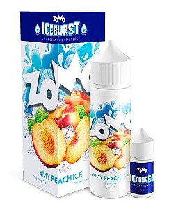Líquido Juice Zomo Vape Iceburst - Peach Ice 3mg - 60ml