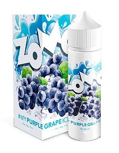 Líquido Juice Zomo Vape - Purple Grape Ice 3mg - 30ml