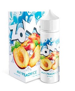 Líquido Juice Zomo Vape - Peach Ice 3mg - 30ml