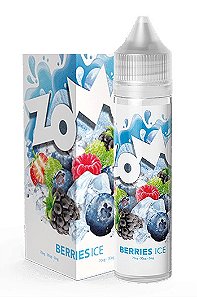 Líquido Juice Zomo Vape - Berries Ice 3mg - 30ml