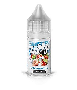 Líquido Juice Nicsalt Zomo Pod - Strawberry Ice 35mg - 30ml