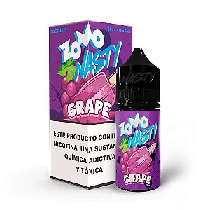 Líquido Juice Nicsalt Zomo Nasty Pod - Grape 35mg - 30ml