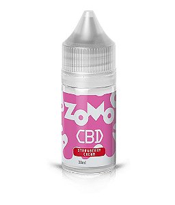 Líquido Juice CBD Zomo - Strawberry Cream 600mg - 30ml