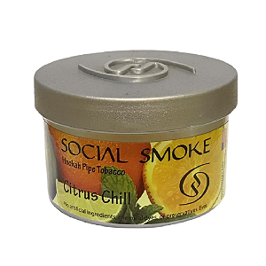 Essência Premium Social Smoke 100g - Citrus Chill