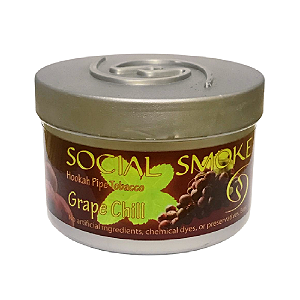Essência Premium Social Smoke 250g - Grape Chill