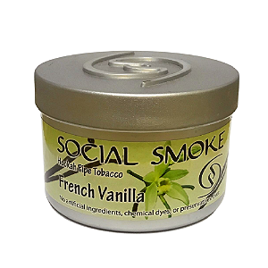Essência Premium Social Smoke 250g - French Vanilla