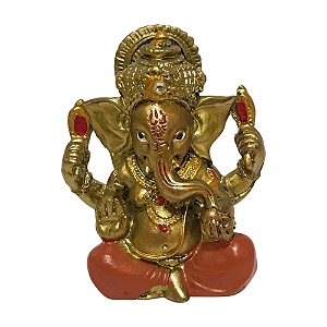 Estátua De Resina Ganesha Colors 5cm