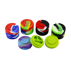 Slick Container 3 Divisórias 9ml De Silicone - Unidade