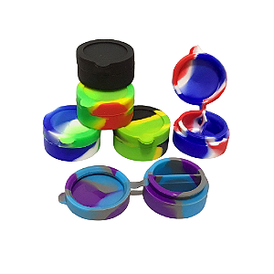 Slick Container 2 Divisórias 10ml De Silicone - Unidade