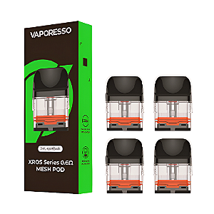 Coil Vaporesso Xros Series Mesh Pod 0.6 Ω - Caixa Com 4 Unidades