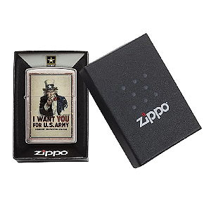 Isqueiro Original Zippo 29595 I Want You For U.S.Army