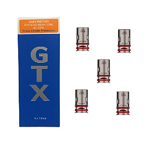 Coil Vaporesso Gtx Mesh 0.2 Ω / 45-60W - Caixa Com 5 Unidades