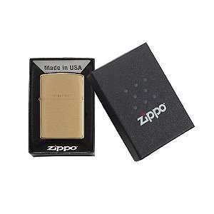 Isqueiro Original Zippo 204 Solid Brass