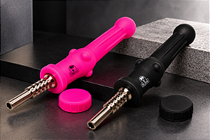 Nectar Coletor Na Boa De Silicone Com Nail De Titânio