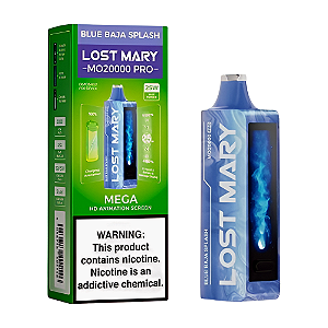 Pod Descartável Lost Mary MO20000 Pro - Blue Baja Splash