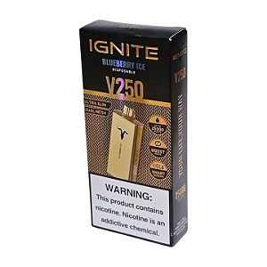 Pod Descartável Ignite V250 Gold - Blueberry Ice