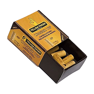 Piteira De Madeira Yellow Finger - Small c/10