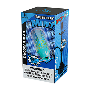 Pod Descartável Heybar E-Hookah Head 25000 Puffs - Blueberry Mint