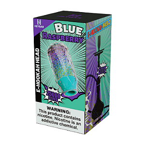 Pod Descartável Heybar E-Hookah Head 25000 Puffs - Blue Raspberry