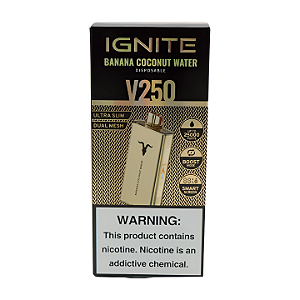 Pod Descartável Ignite V250 Gold - Banana Coconut Water