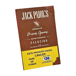 Palheiro Jack Paiol's Smoke Brasil - Chocolate c/10un