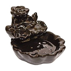 Incensário Invertido Cone Cascata Pequeno Cerâmica