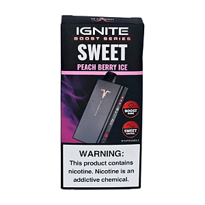 Pod Descartável Ignite Sweet Boost Berries - Peach Berry Ice