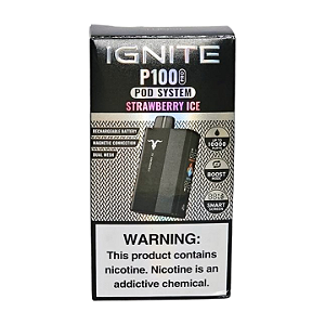 Pod Descartável Ignite P100 Pro - Strawberry Ice