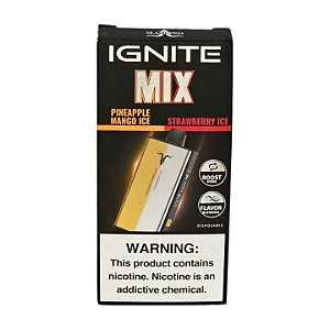 Pod Descartável Ignite Mix - Pineapple Mango Ice + Strawberry Ice
