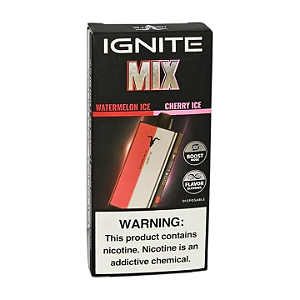 Pod Descartável Ignite Mix - Watermelon Ice + Cherry ice