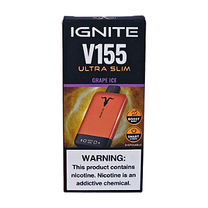 Pod Descartável Ignite V155 Ultra Slim - Grape Ice
