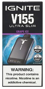 Pod Descartável Ignite V155 Ultra Slim - Grape Ice