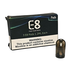 Coil E8 Pods 1.2ml Each - Caixa com 3 unidades