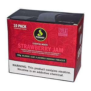 Caixa Essência Premium Fumari 100g - Strawberry Jam