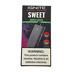 Pod Descartável Ignite Sweet Boost Berries 40k - Green Apple