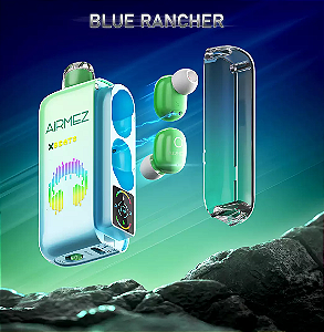Pod Descartavel AiRMEZ com Fone de Ouvido 2 in 1 - Blue Rancher