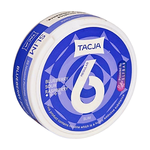Bolsas de Nicotina Tacja Elfbar 6mg – Blueberry Sour Raspberry