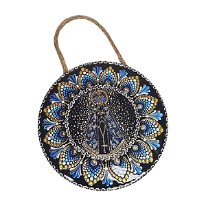 Quadro Decorativo Enfeite Porcelana - Ns. Sra. Aparecida
