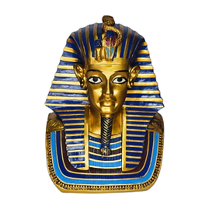 Cabeça Tutancâmon - Peça Decorativa Egipcia