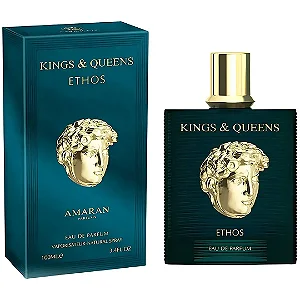 Perfume Árabe Original Amaran Kings & Queens - Ethos 100ml Masculino