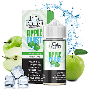 Líquido Juice Mr. Freeze Menthol - Apple Frost 3mg - 100ml