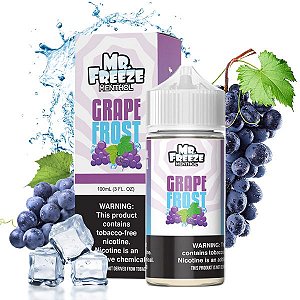 Líquido Juice Mr. Freeze Menthol - Grape Frost 3mg - 100ml