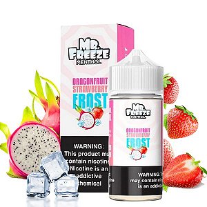 Líquido Juice Mr. Freeze Menthol - Dragonfruit Strawberry Frost 3mg - 100ml