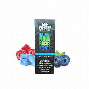 Líquido Nicsalt Mr. Freeze Menthol - Blue Razz Moon Rocks 35mg - 30ml