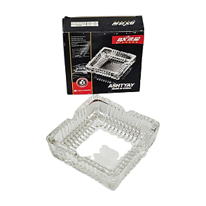 Cinzeiro de Vidro Quadrado Ashtyay