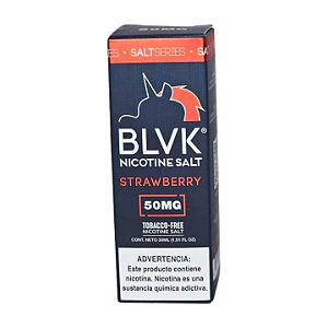 Líquido Juice Nicsalt BLVK Pod - Strawberry 50mg - 30ml